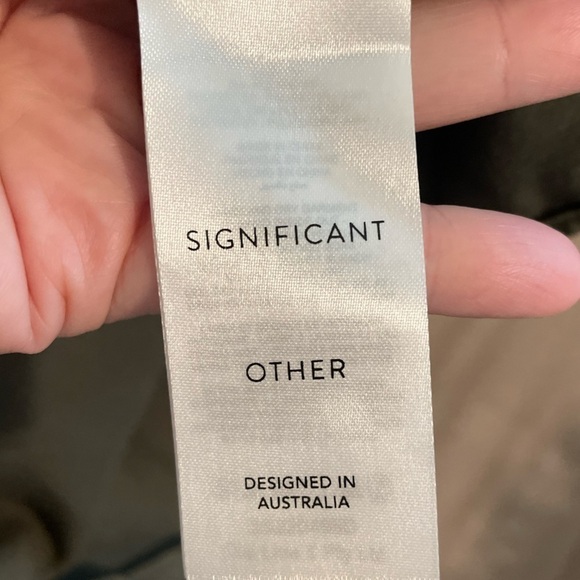 Revolve Significant Other Women Aria Maxi Dress Size 12 Green Faux Wrap Draped - Picture 7 of 17